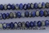 CSO32 15.5 inches 4*8mm faceted rondelle sodalite gemstone beads