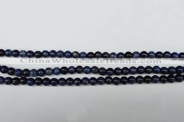 CSO401 15.5 inches 6mm round dyed sodalite gemstone beads