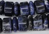 CSO52 15.5 inches 6*18mm & 11*18mm rondelle sodalite gemstone beads