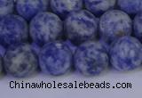 CSO533 15.5 inches 10mm round matte African sodalite beads wholesale