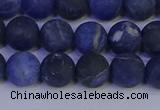 CSO543 15.5 inches 10mm round matte sodalite beads wholesale