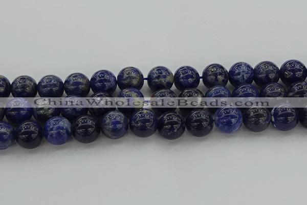 CSO636 15.5 inches 14mm round sodalite gemstone beads wholesale