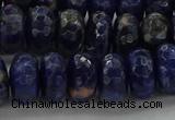 CSO664 15.5 inches 7*12mm faceted rondelle sodalite gemstone beads