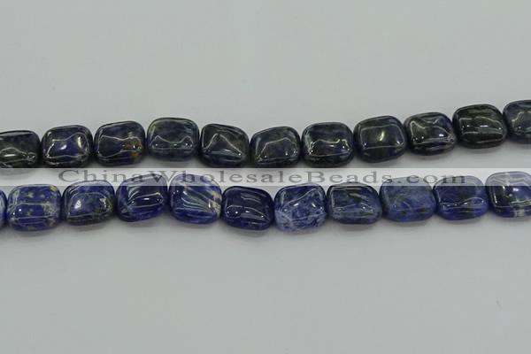 CSO689 15.5 inches 16*16mm square sodalite gemstone beads