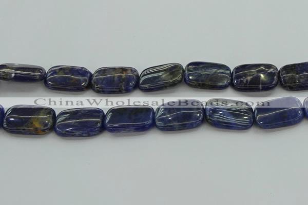 CSO700 15.5 inches 18*25mm rectangle sodalite gemstone beads