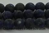 CSO812 15.5 inches 8mm round matte sodalite gemstone beads