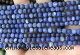 CSO840 15.5 inches 4mm round matte sodalite beads wholesale