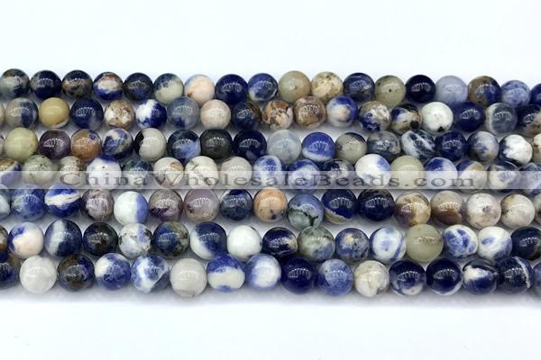 CSO916 15 inches 6mm round sodalite gemstone beads