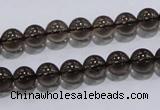 CSQ101 15.5 inches 8mm round grade AA natural smoky quartz beads