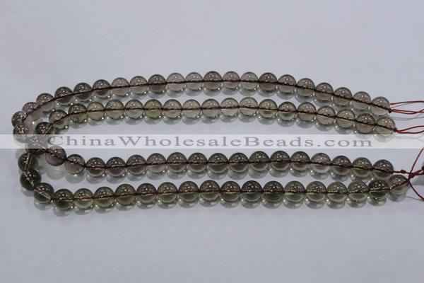 CSQ102 15.5 inches 10mm round grade AA natural smoky quartz beads