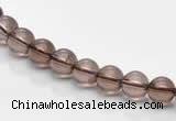 CSQ11 6mm round A grade natural smoky quartz beads Wholesale