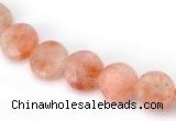 CSS02 8mm flat round natural indian sunstone beads wholesale