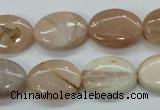 CSS205 15.5 inches 13*18mm oval natural sunstone beads