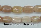 CSS210 15.5 inches 10*14mm rectangle natural sunstone beads