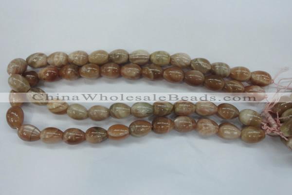 CSS248 15.5 inches 12*16mm teardrop natural sunstone beads