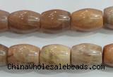 CSS251 15.5 inches 12*16mm drum natural sunstone beads
