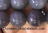 CSS318 15.5 inches 12mm round black sunstone gemstone beads