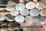 CSS417 15.5 inches 20*30mm oval sunstone beads wholesale