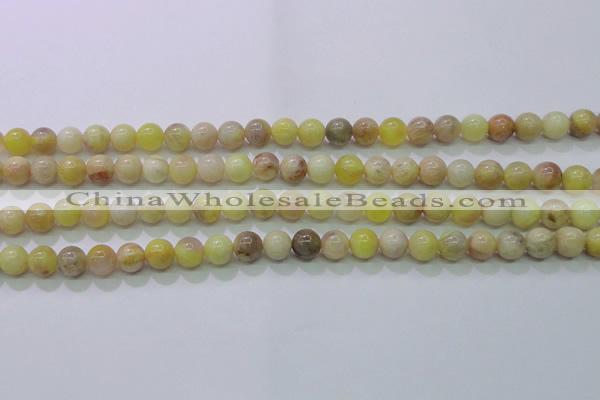 CSS601 15.5 inches 6mm round yellow sunstone gemstone beads