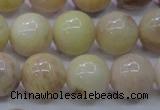CSS608 15.5 inches 20mm round yellow sunstone gemstone beads