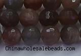 CSS643 15.5 inches 10mm faceted round sunstone gemstone beads