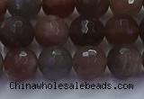 CSS643 15.5 inches 10mm faceted round sunstone gemstone beads