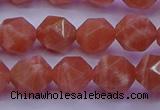 CSS683 15.5 inches 10mm faceted nuggets natural sunstone beads