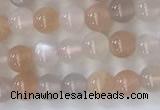 CSS700 15.5 inches 4mm round mixed sunstone beads wholesale