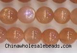 CSS708 15.5 inches 4mm round natural golden sunstone beads