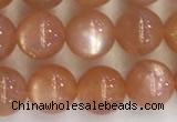 CSS709 15.5 inches 6mm round natural golden sunstone beads