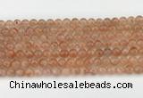 CSS751 15.5 inches 6mm round golden sunstone beads wholesale