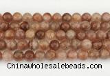 CSS755 15.5 inches 11mm round golden sunstone beads wholesale