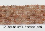 CSS760 15.5 inches 5mm round golden sunstone beads wholesale