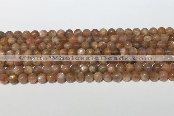 CSS784 15.5 inches 6mm round sunstone gemstone beads wholesale