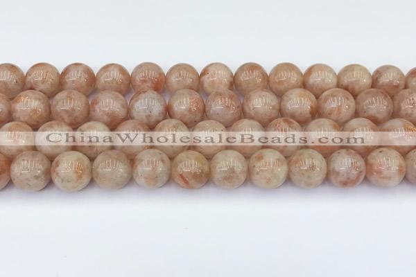 CSS793 15.5 inches 12mm round golden sunstone beads wholesale