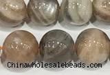 CSS807 15 inches 10mm round rainbow sunstone beads