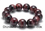 CTB10 8 inches 16mm round red tiger eye stretch bracelet