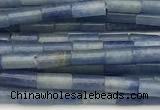 CTB1005 15 inches 2*4mm tube blue aventurine jade beads