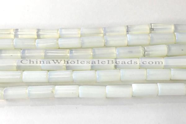 CTB1031 15 inches 8*16mm -8*18mm tube opal beads