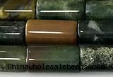 CTB1045 15 inches 8*16mm - 8*18mm tube Indian agate beads