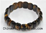 CTB18 8 inches 20*30mm  tiger eye stretch bracelet wholesale