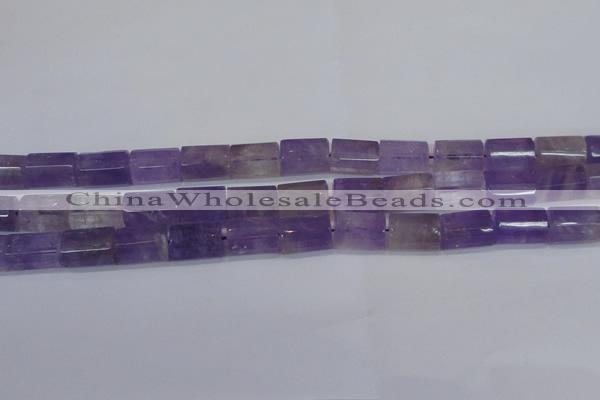 CTB204 15.5 inches 10*15mm faceted tube natural ametrine beads