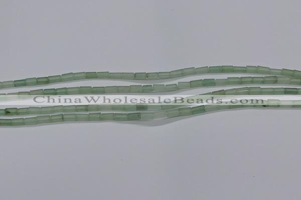 CTB302 15.5 inches 4*6mm tube green aventurine beads wholesale