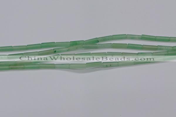 CTB326 15.5 inches 4*13mm tube green aventurine beads wholesale