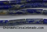 CTB356 15.5 inches 4*13mm tube lapis lazuli beads wholesale