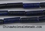 CTB357 15.5 inches 4*13mm tube lapis lazuli beads wholesale