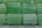 CTB520 15.5 inches 10*13mm triangle jade beads wholesale