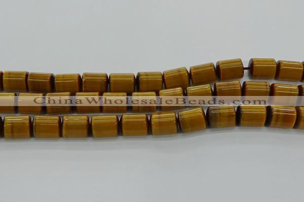 CTB540 15.5 inches 10*13mm triangle golden tiger eye beads wholesale