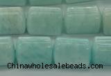 CTB546 15.5 inches 10*13mm triangle amazonite beads wholesale