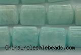 CTB546 15.5 inches 10*13mm triangle amazonite beads wholesale